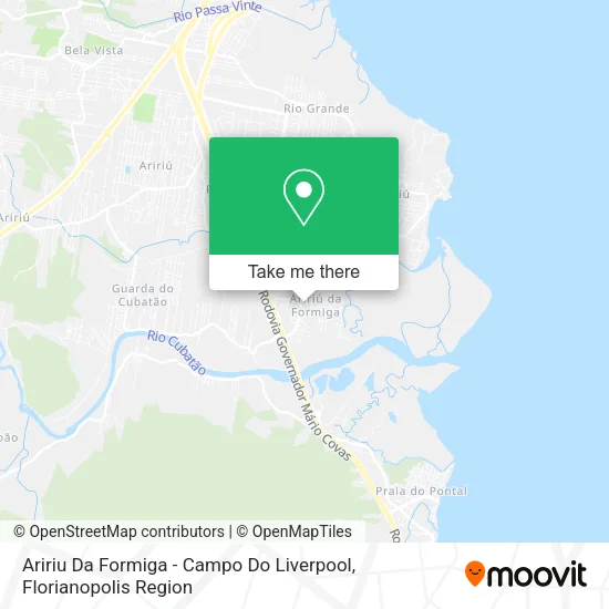Aririu Da Formiga - Campo Do Liverpool map