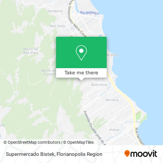 Supermercado Bistek map