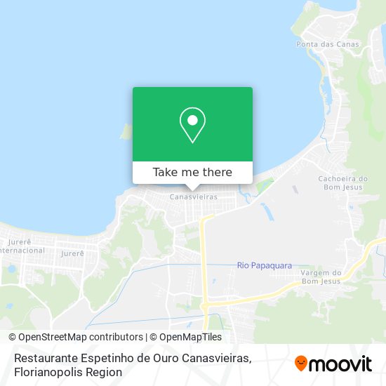 Restaurante Espetinho de Ouro Canasvieiras map