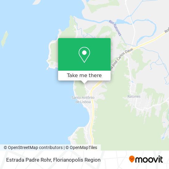 Estrada Padre Rohr map