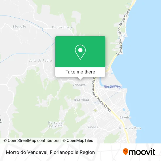 Morro do Vendaval map
