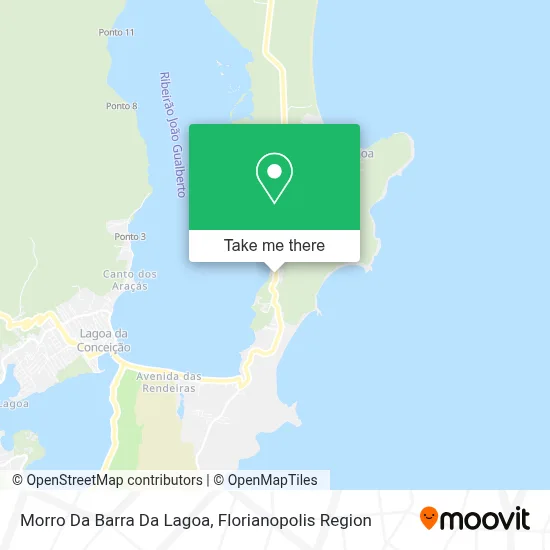 Morro Da Barra Da Lagoa map