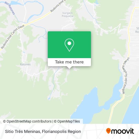 Sitio Três Meninas map