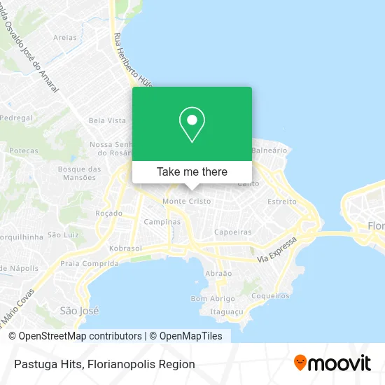 Pastuga Hits map