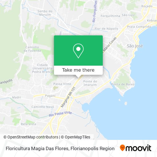 Floricultura Magia Das Flores map
