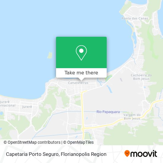 Capetaria Porto Seguro map