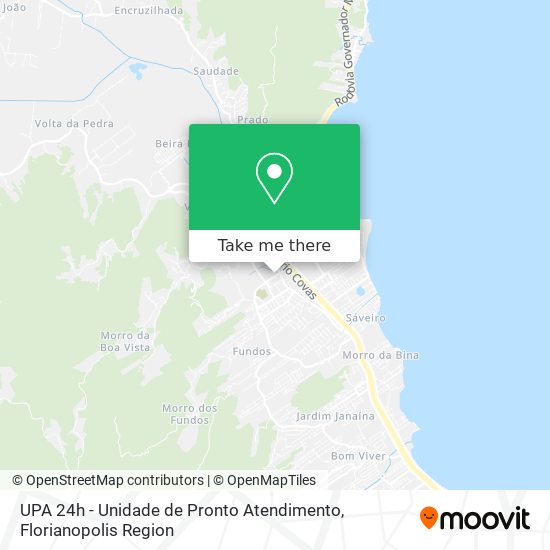 Mapa UPA 24h - Unidade de Pronto Atendimento