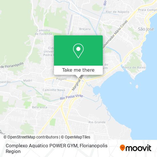 Complexo Aquático POWER GYM map