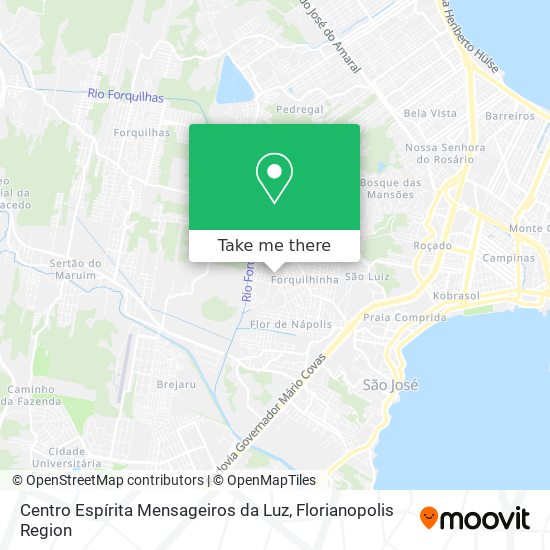 Centro Espírita Mensageiros da Luz map