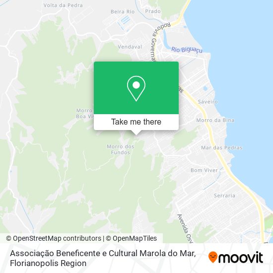 Associação Beneficente e Cultural Marola do Mar map