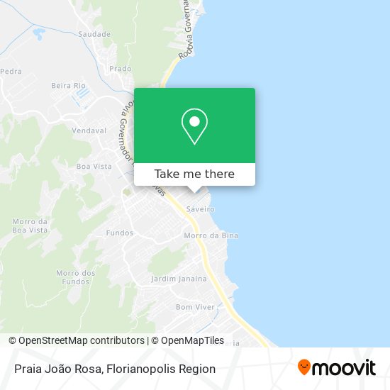 Praia João Rosa map