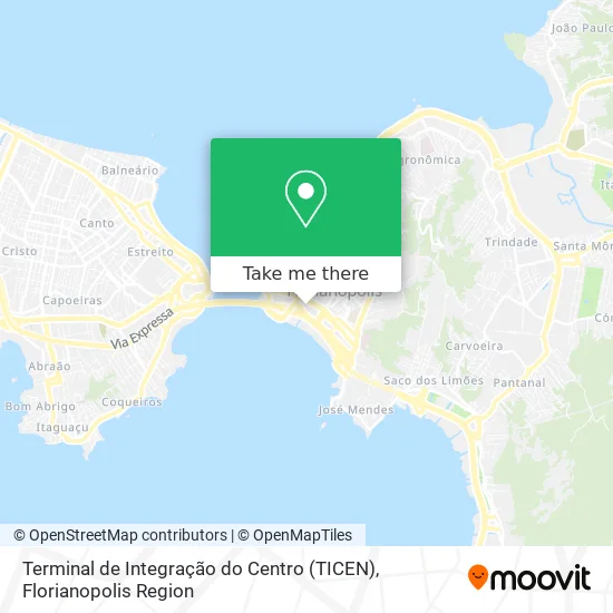 Terminal de Integração do Centro (TICEN) map