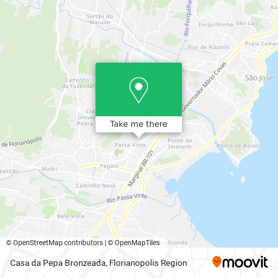 Casa da Pepa Bronzeada map