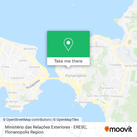 Ministério das Relações Exteriores - ERESC map