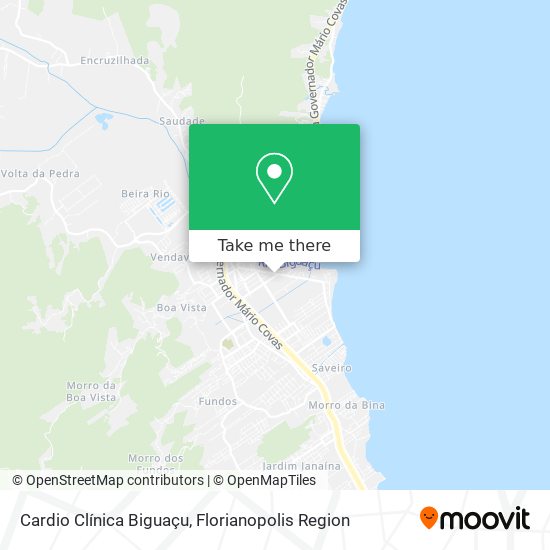 Cardio Clínica Biguaçu map