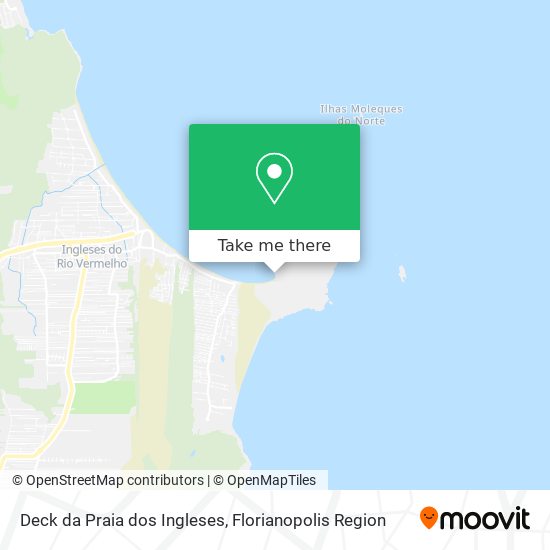 Deck da Praia dos Ingleses map