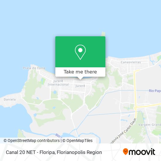 Canal 20 NET - Floripa map