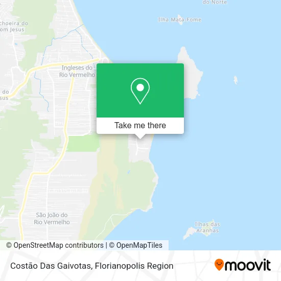 Costão Das Gaivotas map