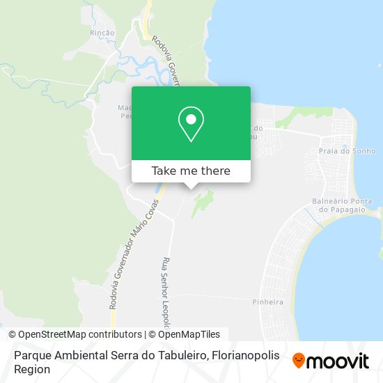 Parque Ambiental Serra do Tabuleiro map