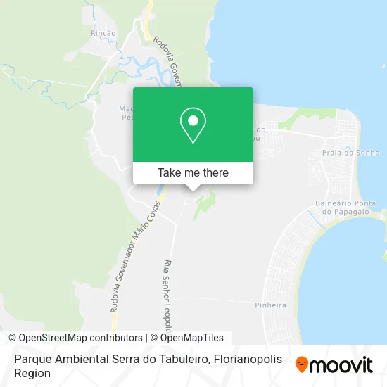 Parque Ambiental Serra do Tabuleiro map