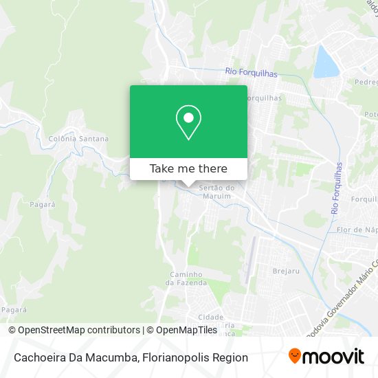 Cachoeira Da Macumba map