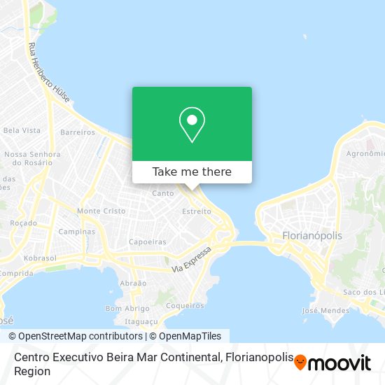 Centro Executivo Beira Mar Continental map