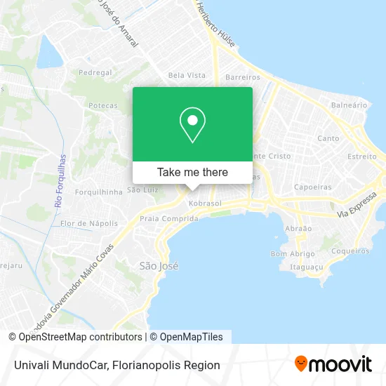 Univali MundoCar map