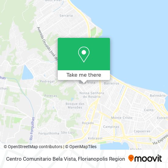 Centro Comunitario Bela Vista map