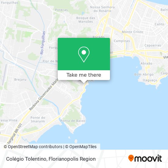 Colégio Tolentino map