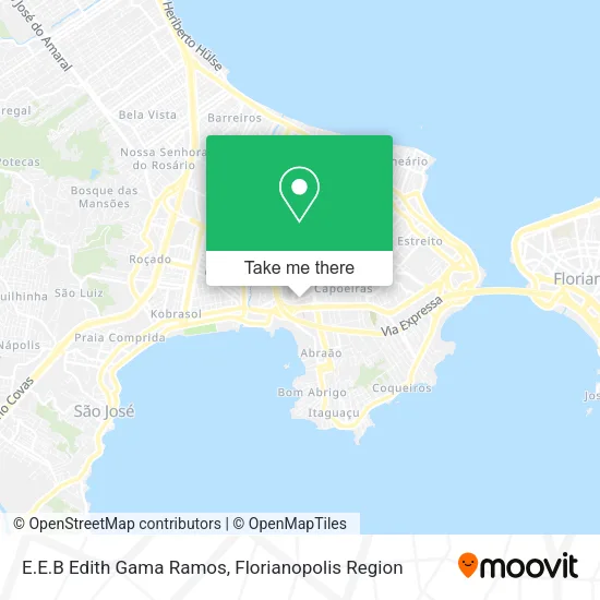 E.E.B Edith Gama Ramos map