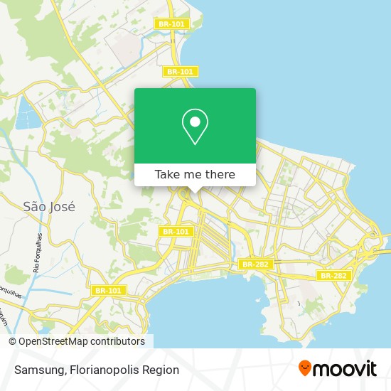 Mapa Samsung