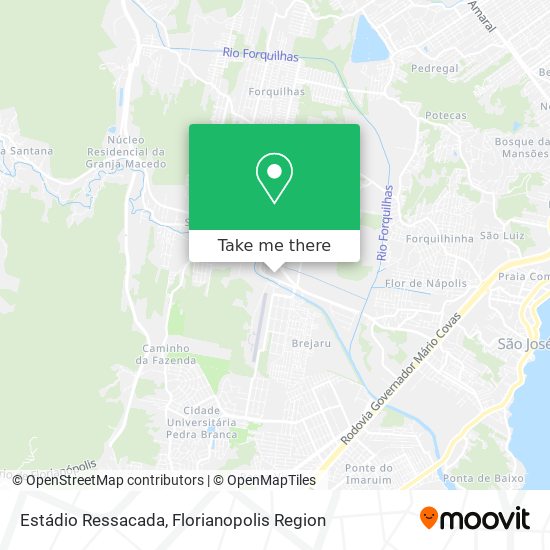 Estádio Ressacada map