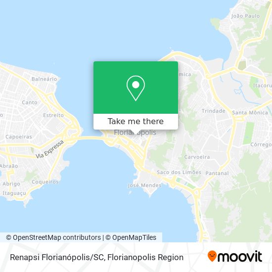 Renapsi Florianópolis/SC map