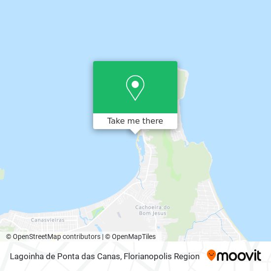 Lagoinha de Ponta das Canas map
