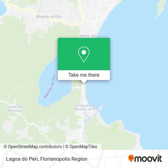 Lagoa do Peri map