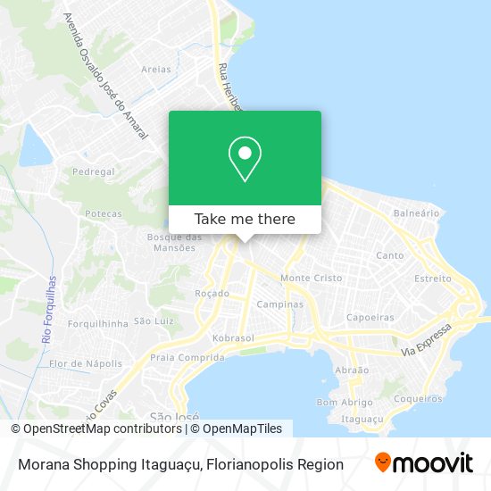 Morana Shopping Itaguaçu map