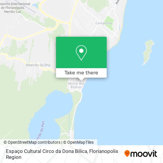 Mapa Espaço Cultural Circo da Dona Bilica