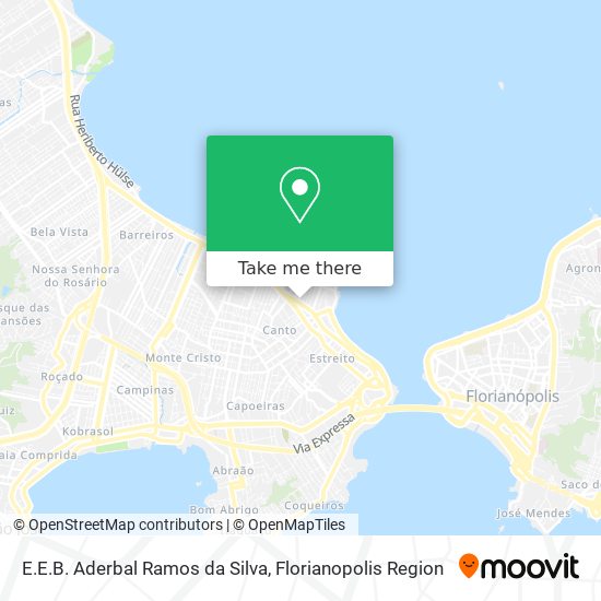 E.E.B. Aderbal Ramos da Silva map