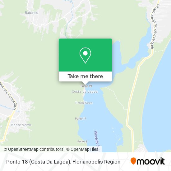 Mapa Ponto 18 (Costa Da Lagoa)