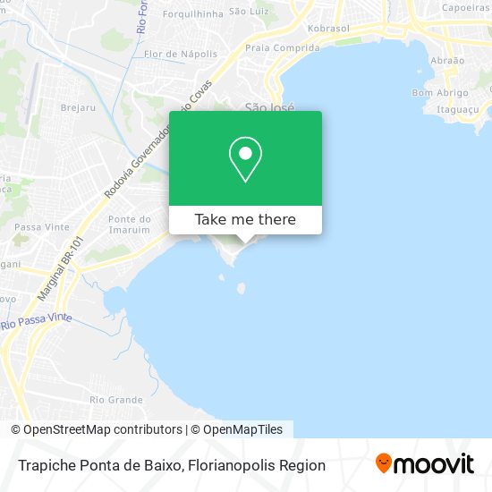 Trapiche Ponta de Baixo map