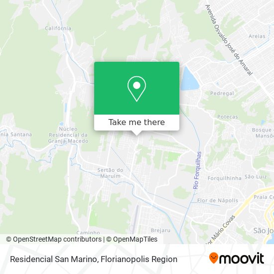 Residencial San Marino map
