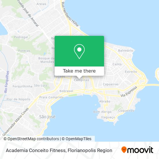 Academia Conceito Fitness map