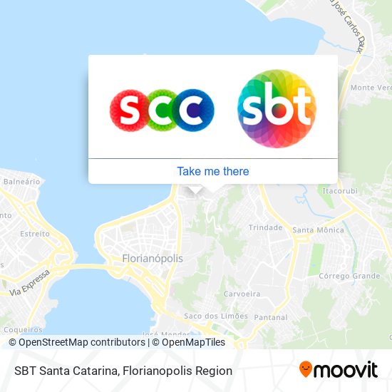 Mapa SBT Santa Catarina