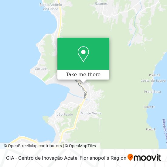 CIA - Centro de Inovação Acate map