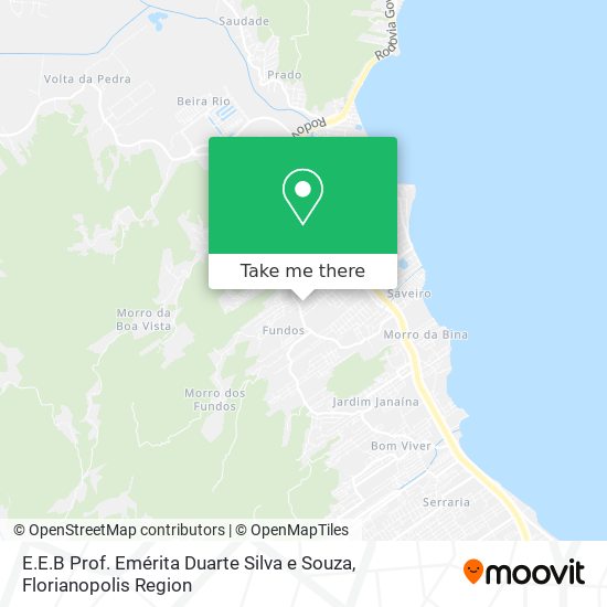 E.E.B Prof. Emérita Duarte Silva e Souza map
