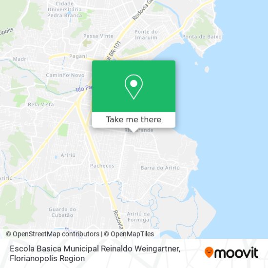 Escola Basica Municipal Reinaldo Weingartner map