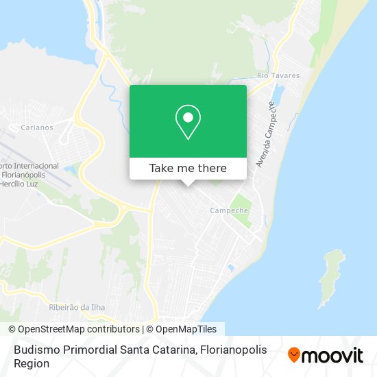 Budismo Primordial Santa Catarina map