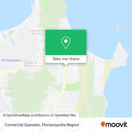 Comercial Quevedo map