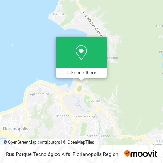 Rua Parque Tecnológico Alfa map