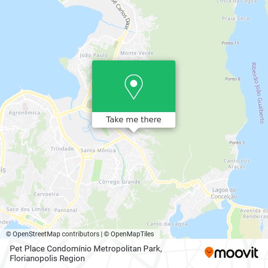 Pet Place Condomínio Metropolitan Park map